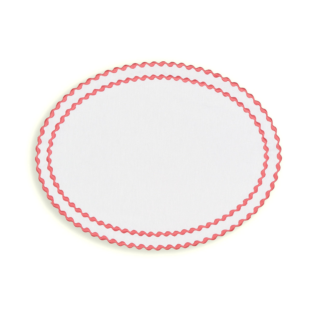 Cora Placemat And Napkin Set In Petal Pink