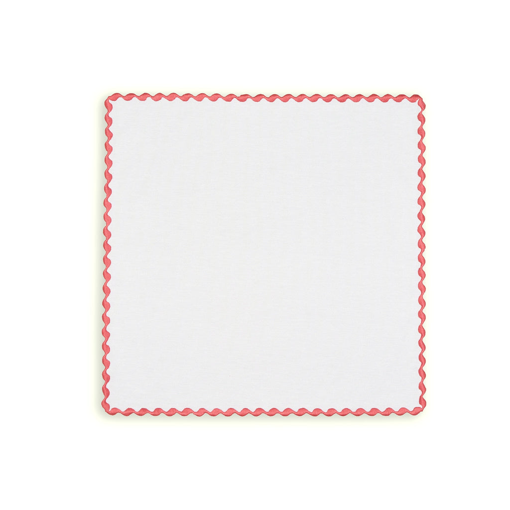 Cora Placemat And Napkin Set In Petal Pink