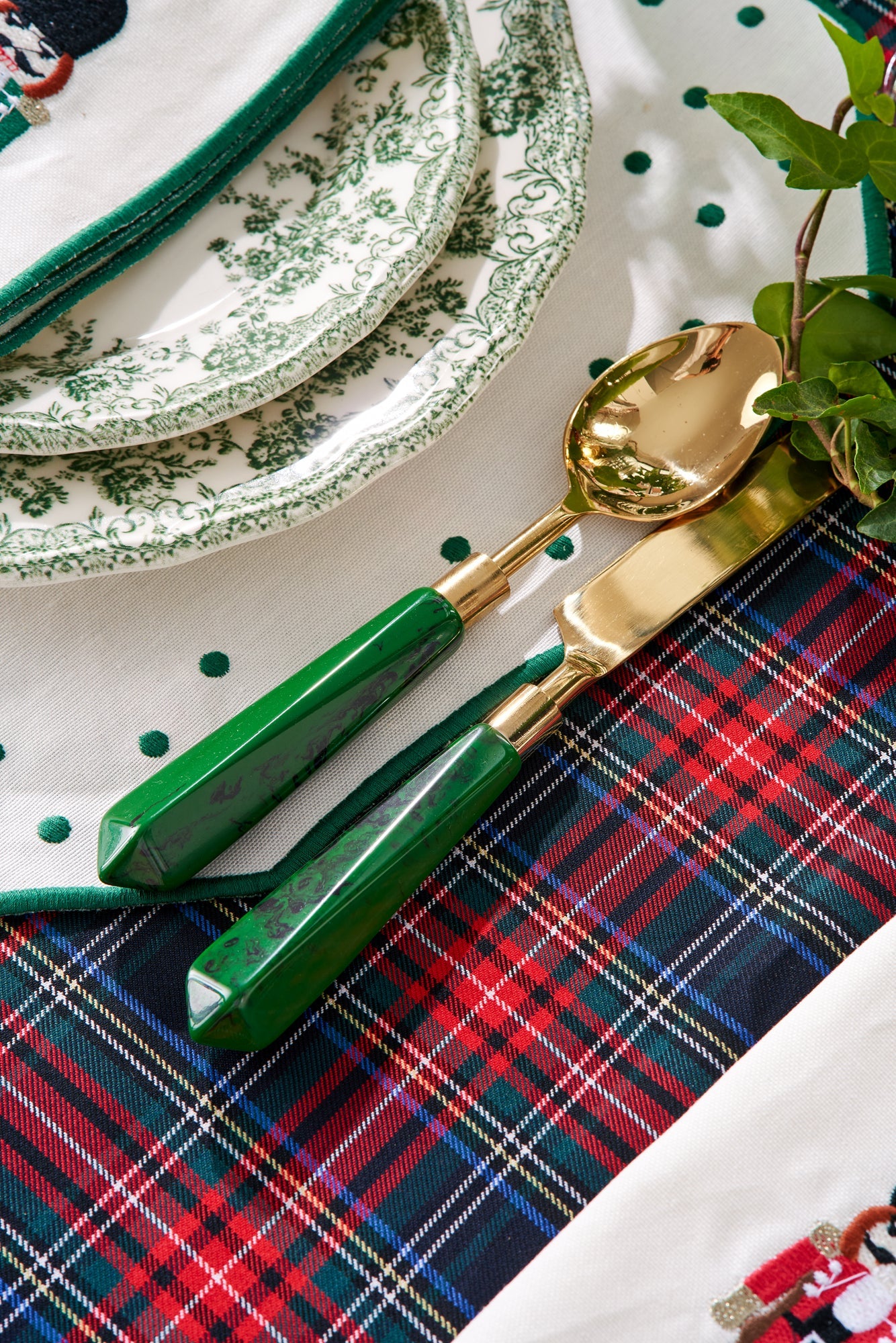 Malachite Cutlery