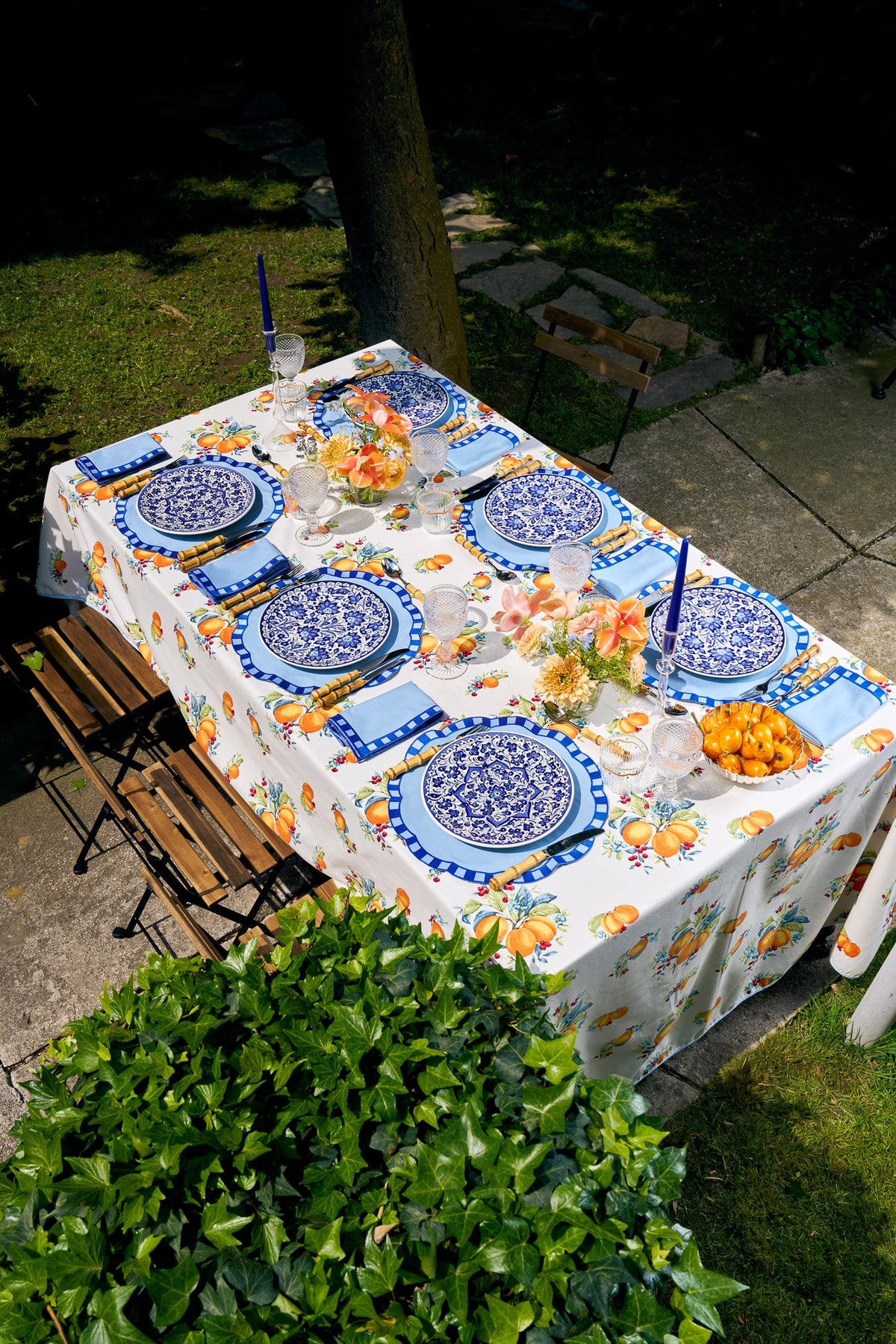 Summer Basket Tablecloth