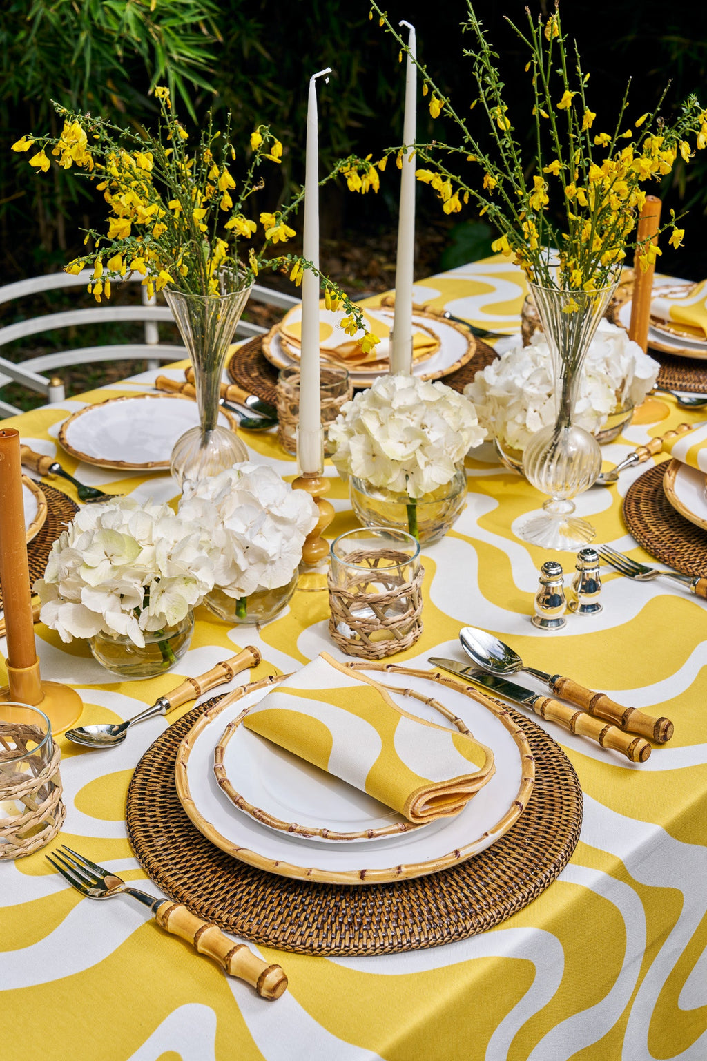 Doris Napkins Yellow, Set Of 4