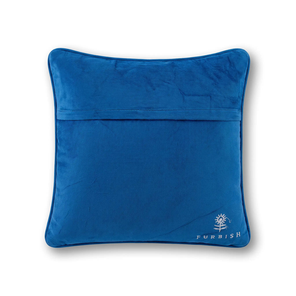 Love That for You Needlepoint Pillow - velvet back