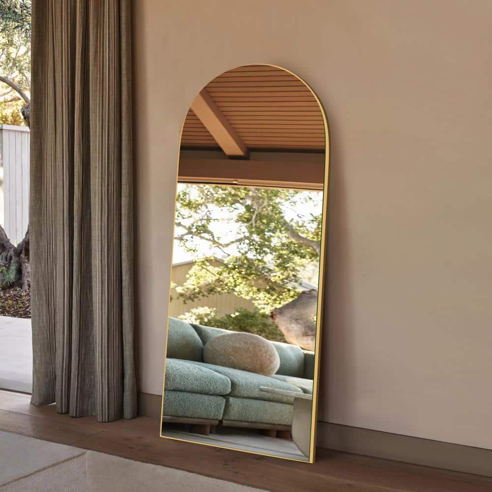 22 x 65.5 Gold Full-length mirror