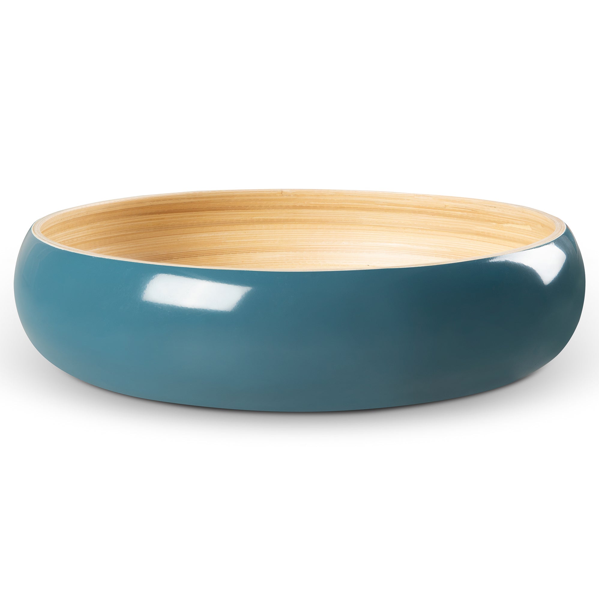 Bamboo Fruit Bowl in Navy