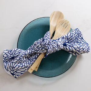 Bamboo Salad Utensil Set in Natural