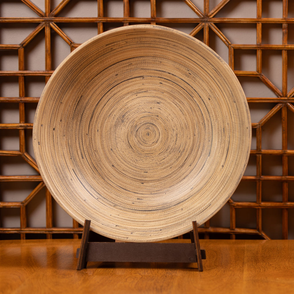 Bamboo Salad Bowl in Black