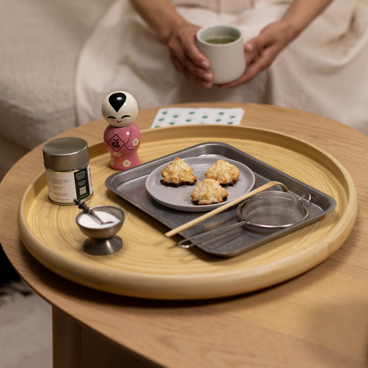 Bamboo Serving Tray in Natural