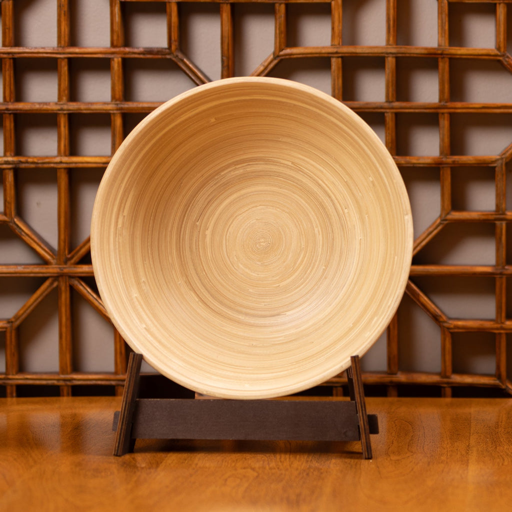 Bamboo Bowls in Natural, Set of 3