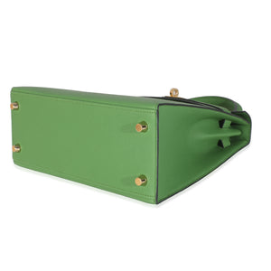 Hermès Vert Yucca Epsom Sellier Kelly 25