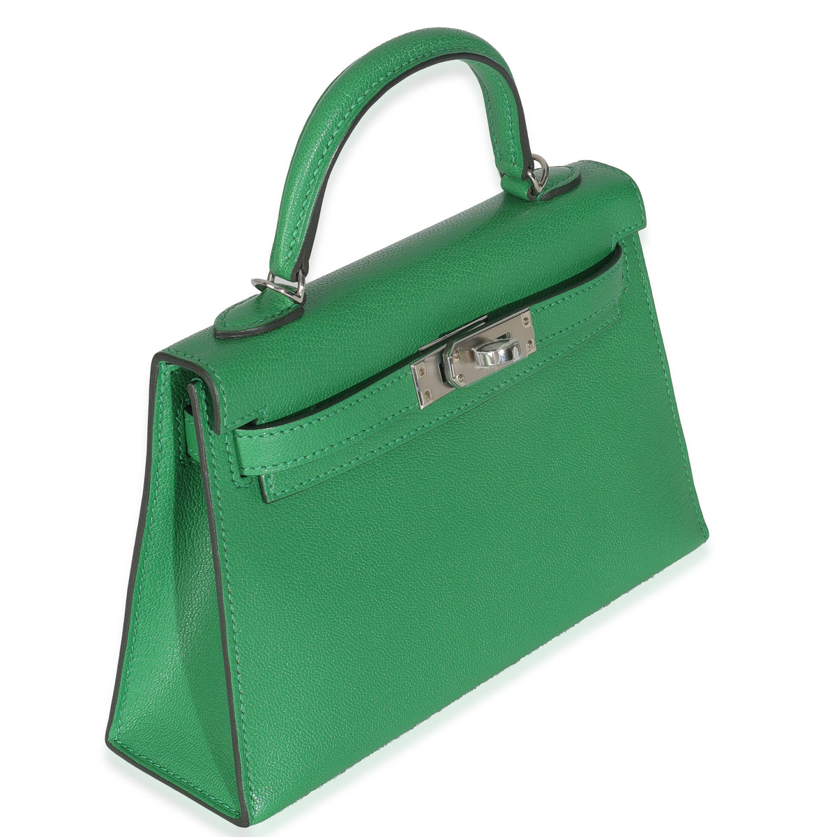 Hermès Chamkila Chevre Bamboo Mini Sellier Kelly 20