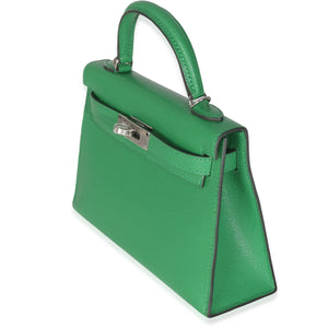 Hermès Chamkila Chevre Bamboo Mini Sellier Kelly 20