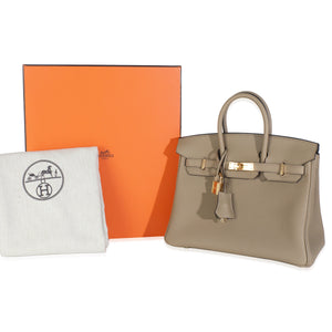 Hermes Beige Marfa Togo Birkin 25 GHW