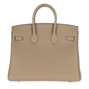 Hermes Beige Marfa Togo Birkin 25 GHW