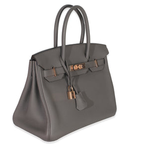 Hermes Etain Togo Birkin 30 RGHW