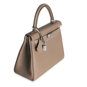 Hermes Etoupe Togo Retourne Kelly 25 PHW