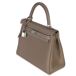 Hermes Etoupe Togo Retourne Kelly 25 PHW