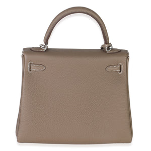 Hermes Etoupe Togo Retourne Kelly 25 PHW