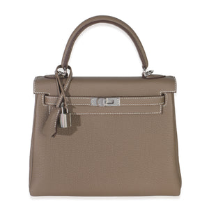 Hermes Etoupe Togo Retourne Kelly 25 PHW