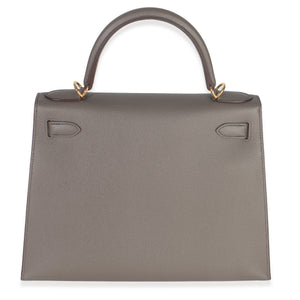 Hermes Etain Epsom Sellier Kelly 28 GHW