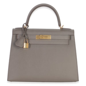 Hermes Etain Epsom Sellier Kelly 28 GHW
