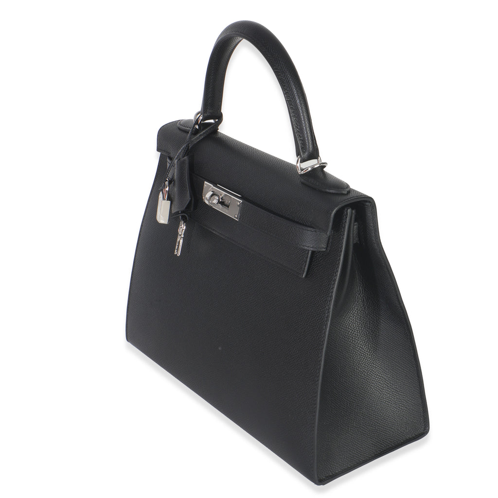 Hermes Black Epsom Sellier Kelly 28 PHW