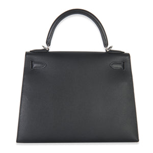 Hermes Black Epsom Sellier Kelly 28 PHW