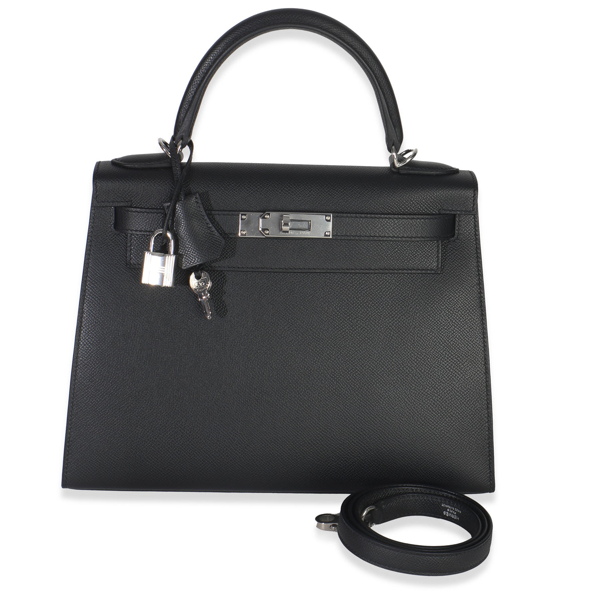 Hermes Black Epsom Sellier Kelly 28 PHW