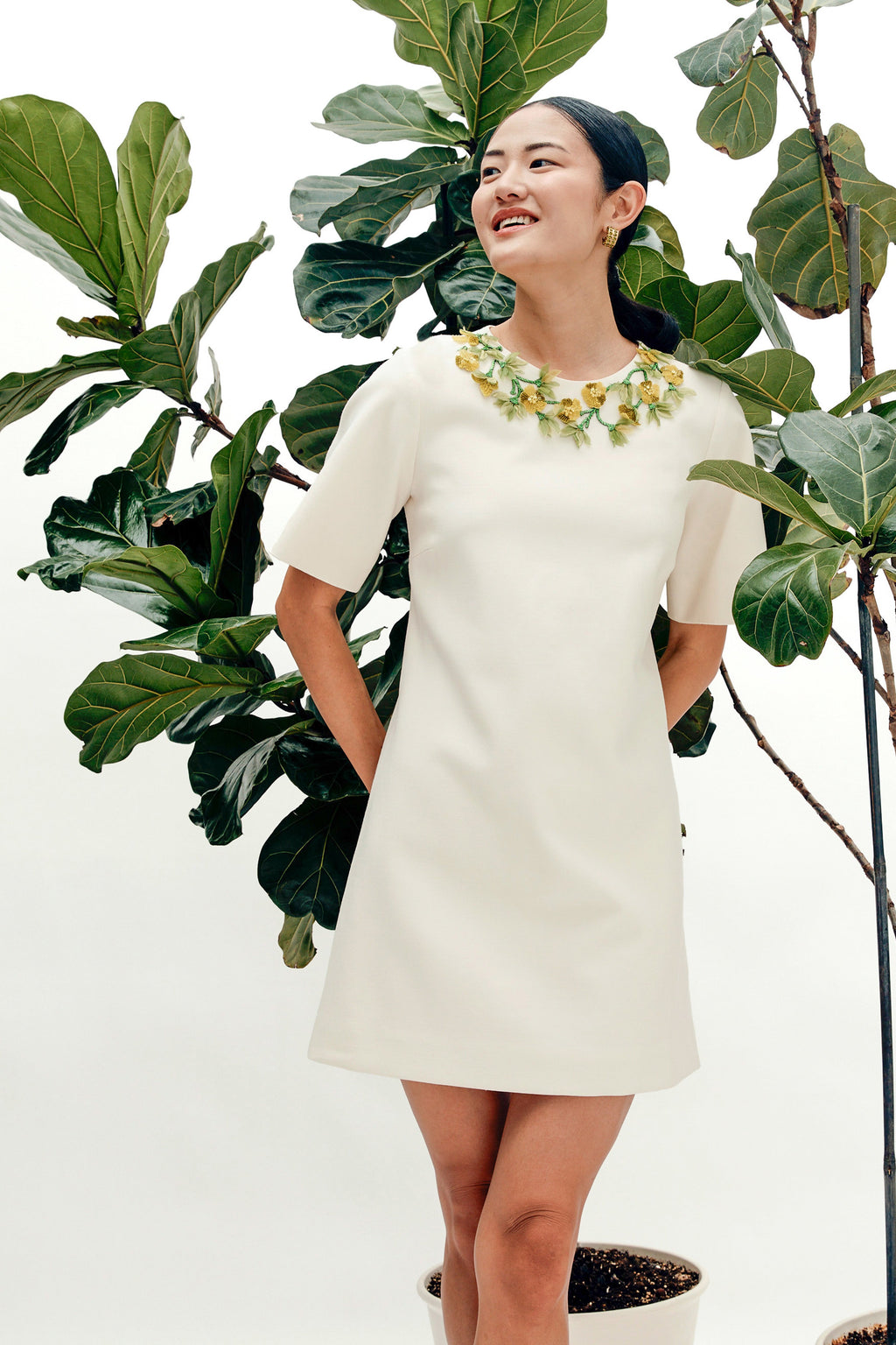 Madison Dress With Jardin Embellishment