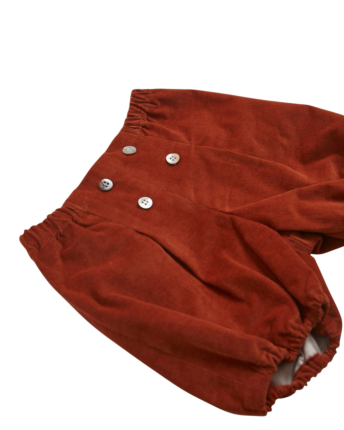 Magpie Bloomer in Orange Babycord