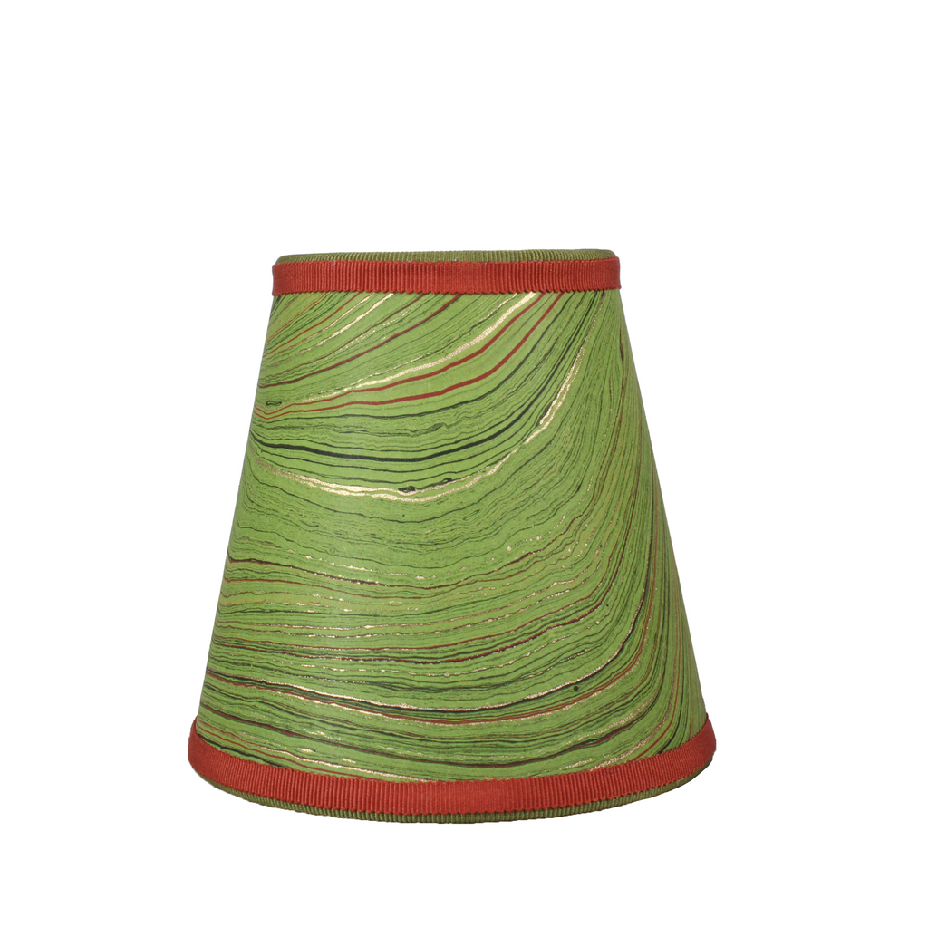Small Marble Shade Cover in Emerald