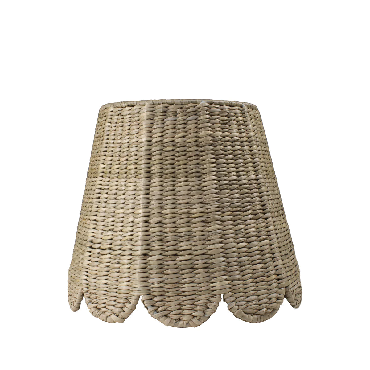 Maison Maison Design Scalloped Seagrass Lampshade