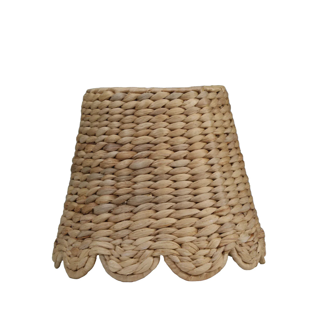 Maison Maison Design x Zafferano Scalloped Water Hyacinth Lampshade
