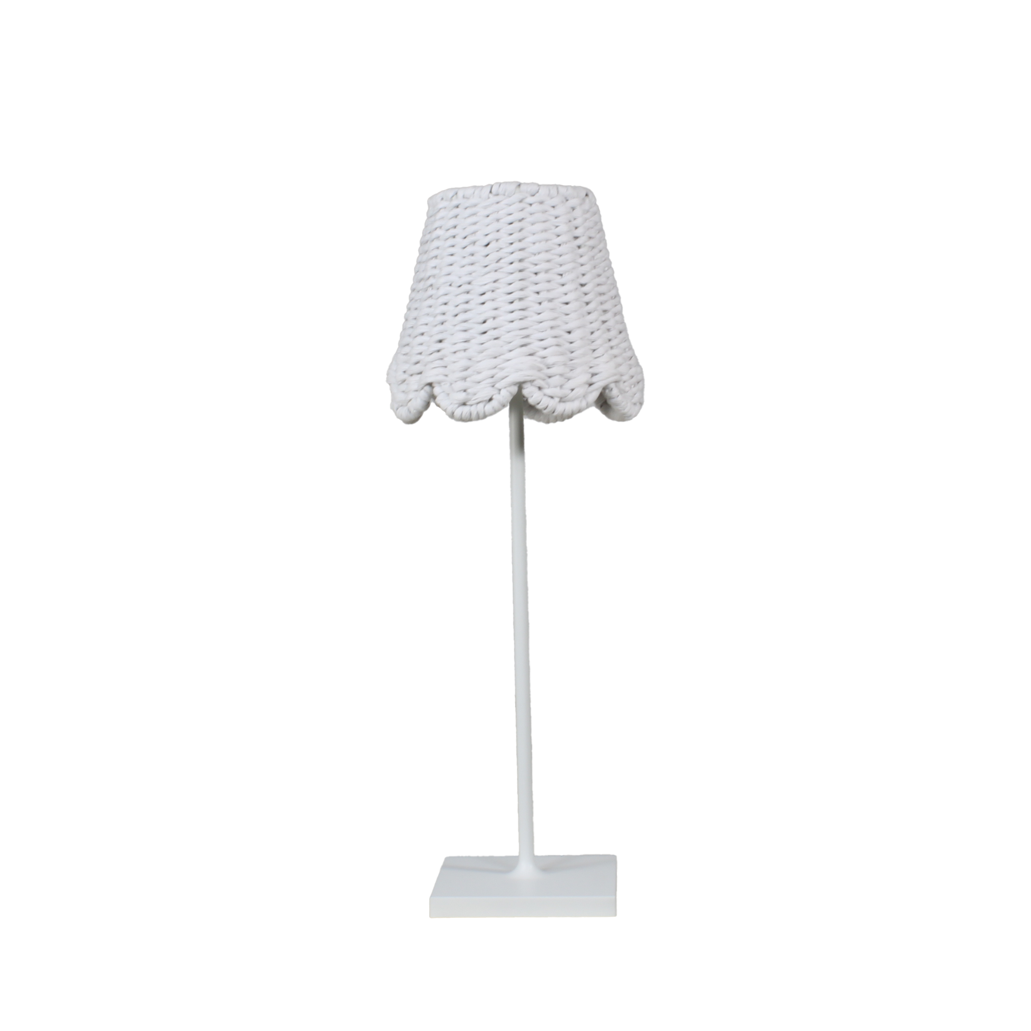 Maison Maison Design Scalloped Twisted Paper Lampshade - Thumbnail 4
