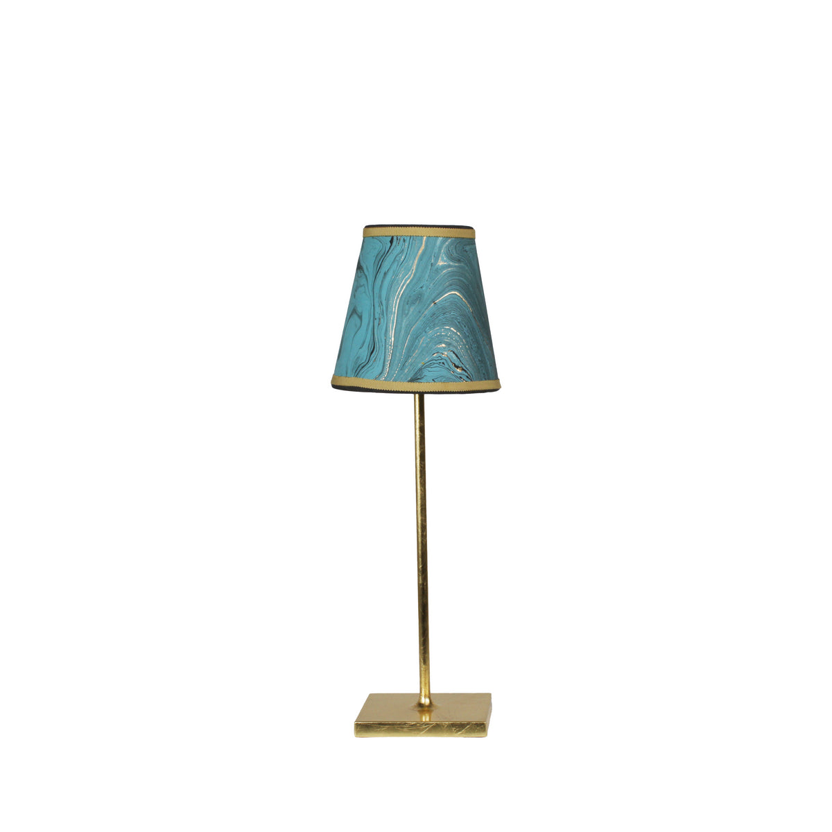 Small Marble Shade Cover in Teal