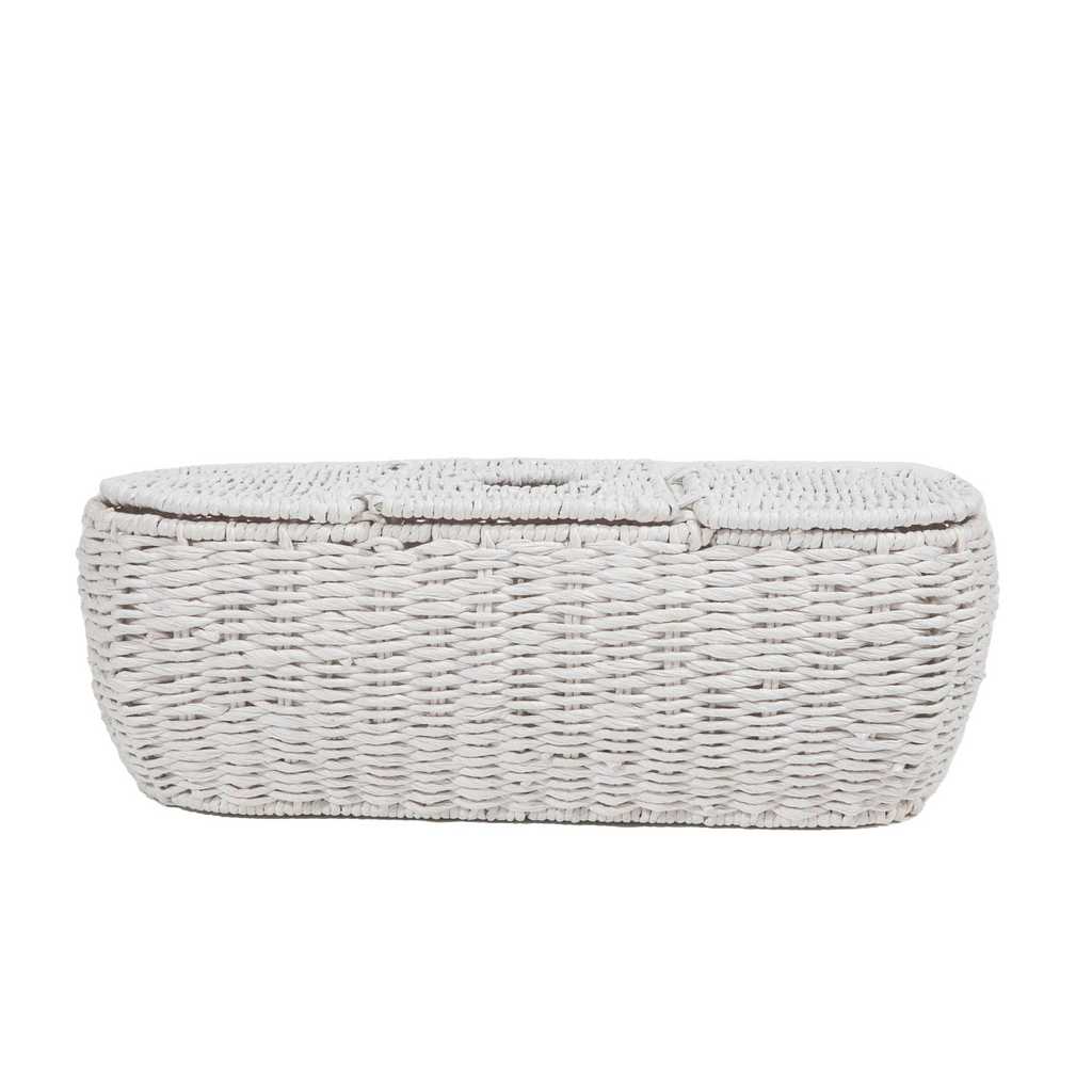 3-Part Tissue Basket in Twisted Rope