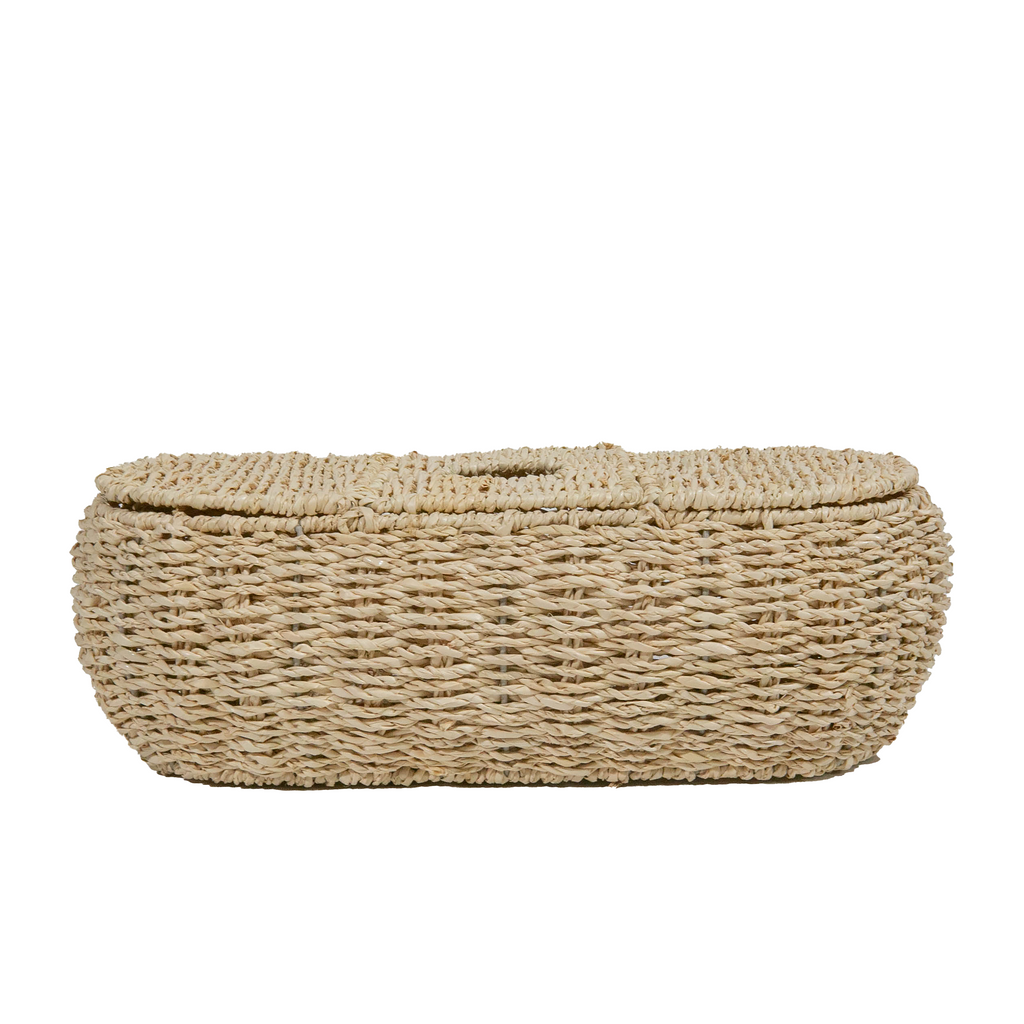 3-Part Tissue Basket in Twisted Seagrass