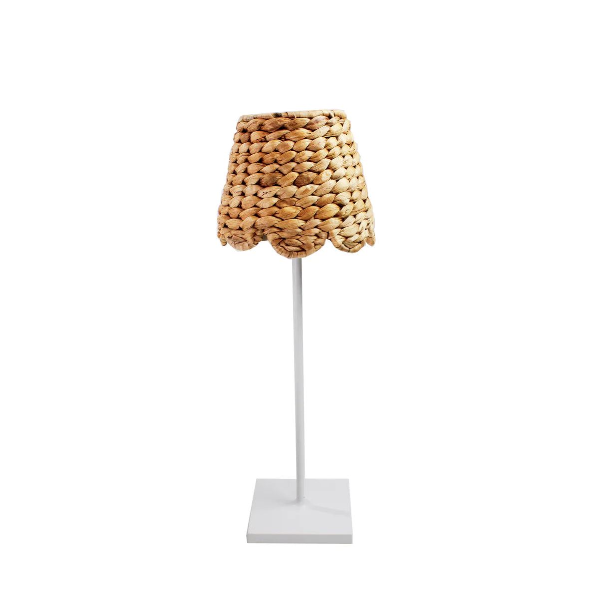 Maison Maison Design x Zafferano Scalloped Water Hyacinth Lampshade - Thumbnail 5