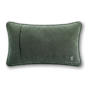 Make It A Double Needlepoint Pillow - velvet back