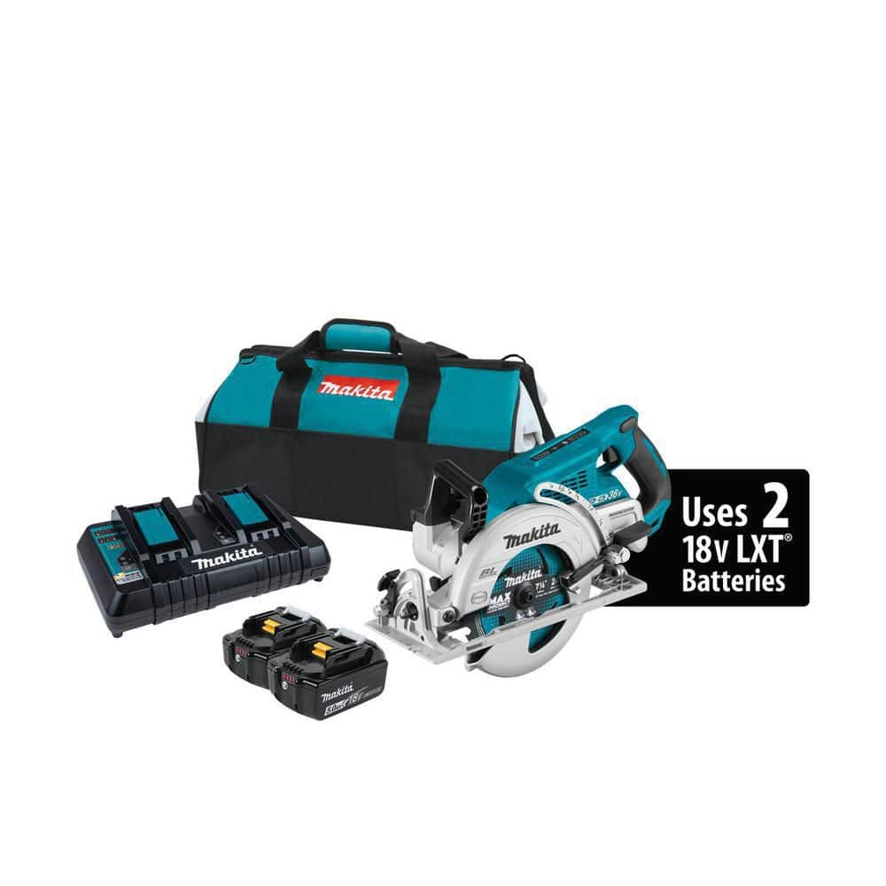18V X2 LXT 5.0Ah Lithium-Ion (36V) Brushless Cordless Rear Handle 7-1/4 in. Circular Saw Kit