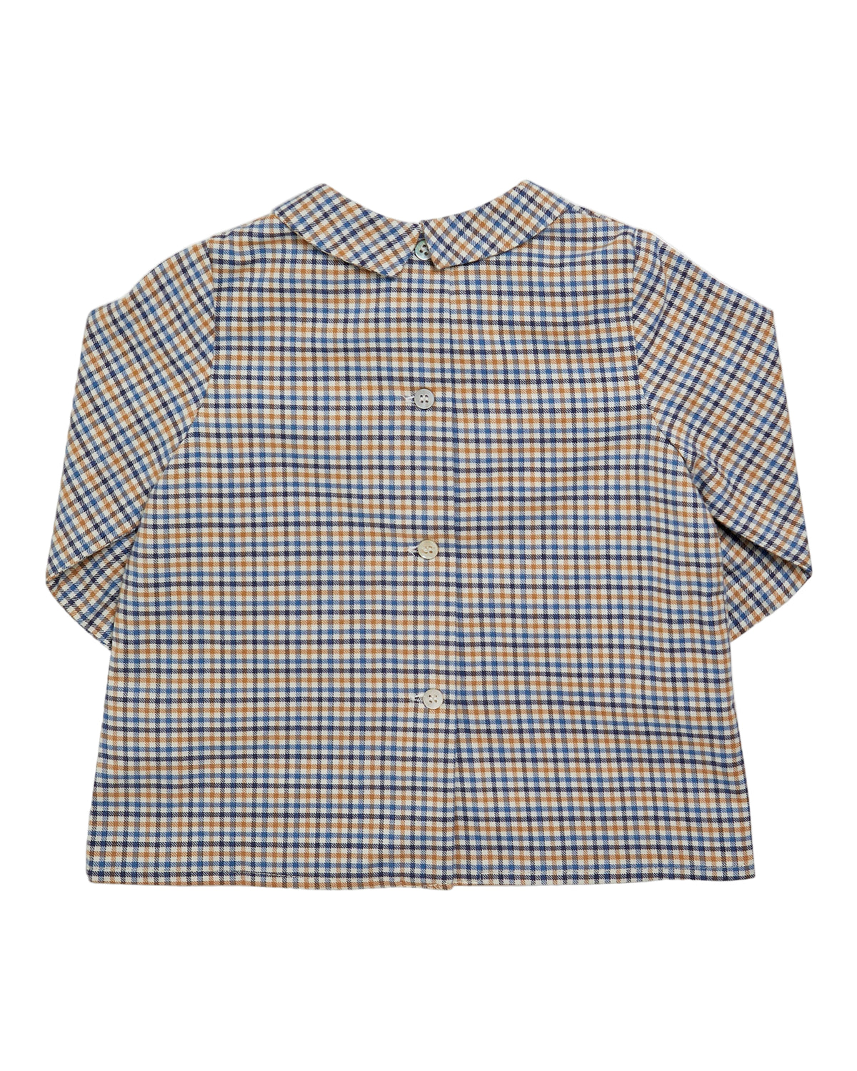 Mallard Shirt in Camel/Blue Check
