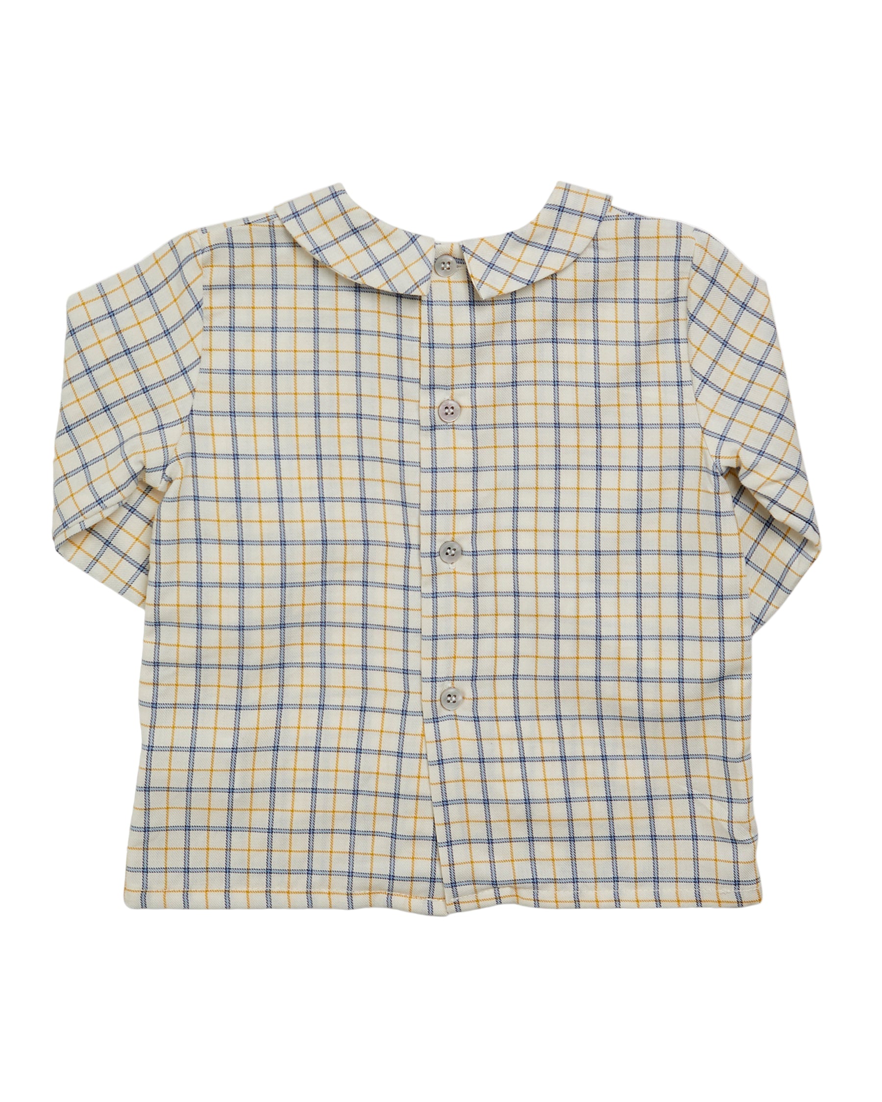 Mallard Shirt in Blue/Yellow Check