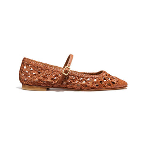 The Fonteyn Jane in Saddle Woven Leather