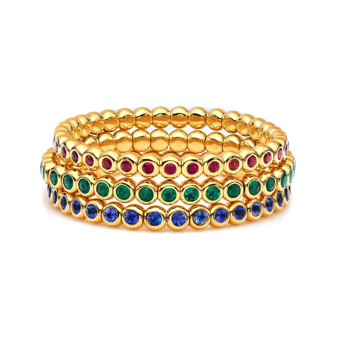 Marguerite Blue Sapphire Bracelet - Jewelry - RUCHI New York