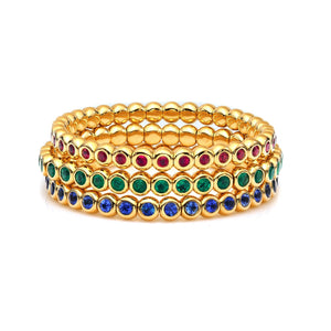 Marguerite Blue Sapphire Bracelet - Jewelry - RUCHI New York