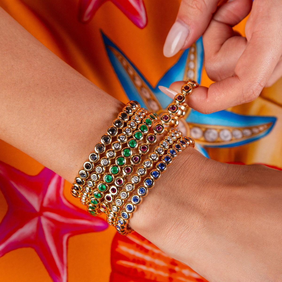 Marguerite Diamond Bracelet - Jewelry - RUCHI New York
