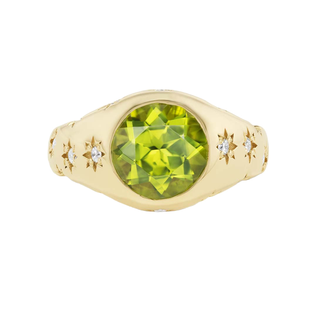 Disco Ring Peridot