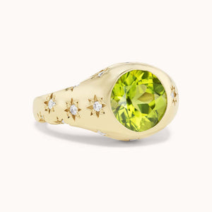 Disco Ring Peridot
