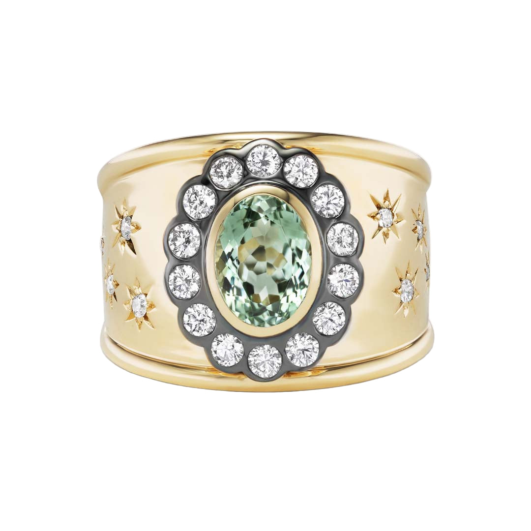 Lexi Cigar Band Mint Tourmaline