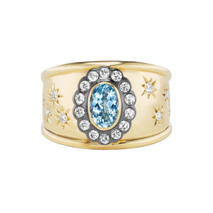 Ali Cigar Band Aquamarine