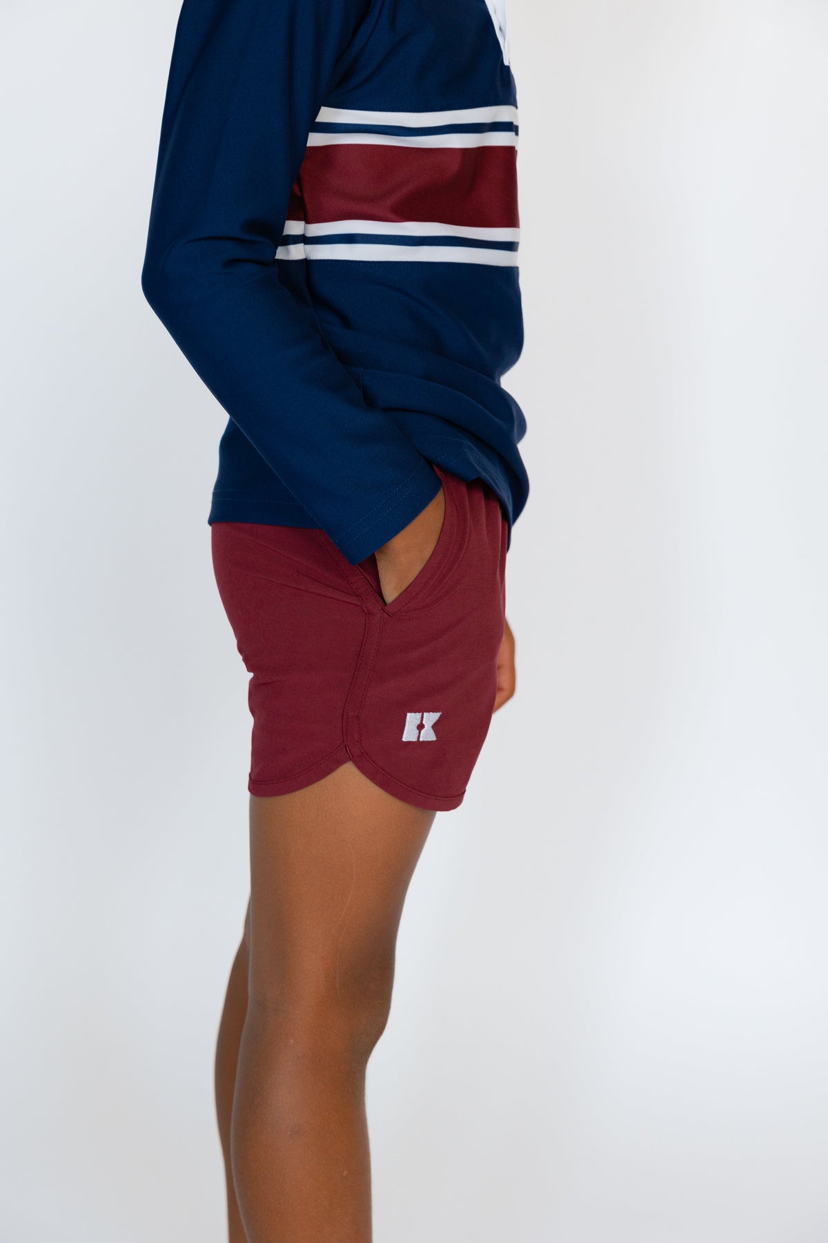 Super Shorts in Maroon